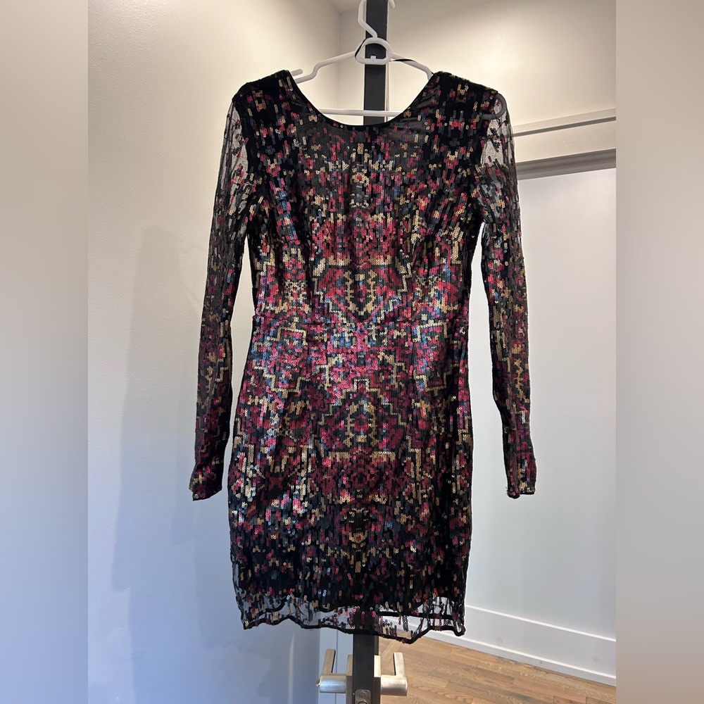 Formal dress with deep v